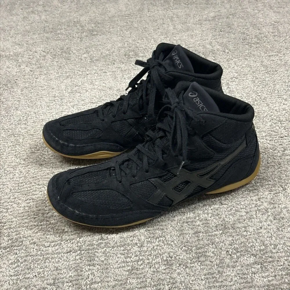 ASICS Matflex 4 Wrestling Shoes Men’s Size 13 Black J306N EU 47